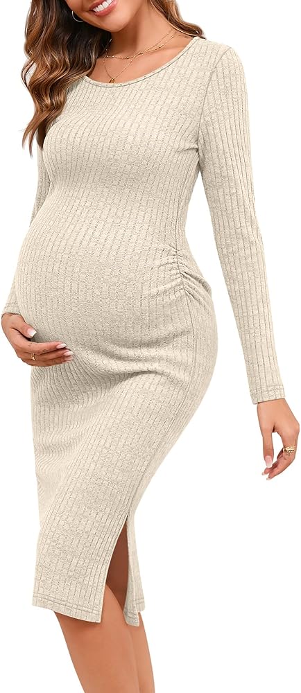 1. The Ribbed Knit Bodycon Dress