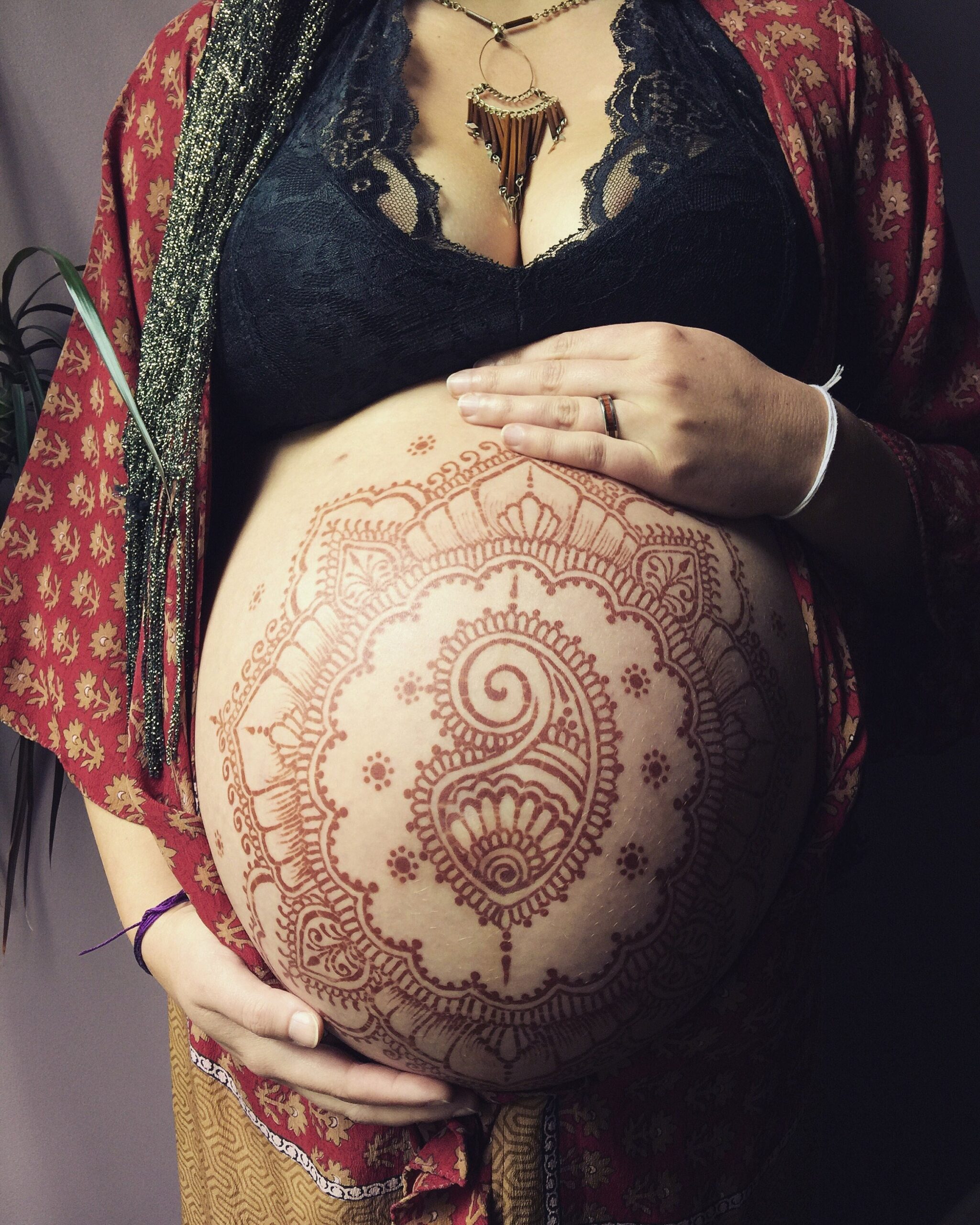 14. Belly Cast or Henna