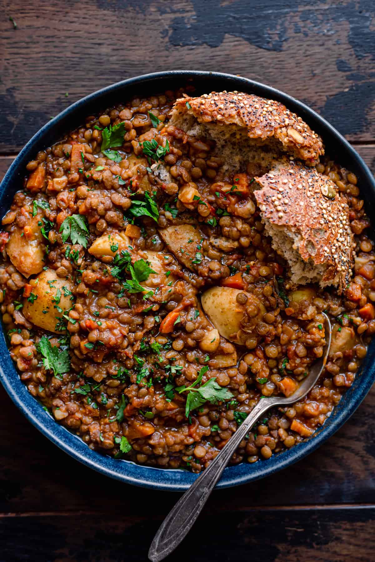 14. Instant Pot Lentil Soup