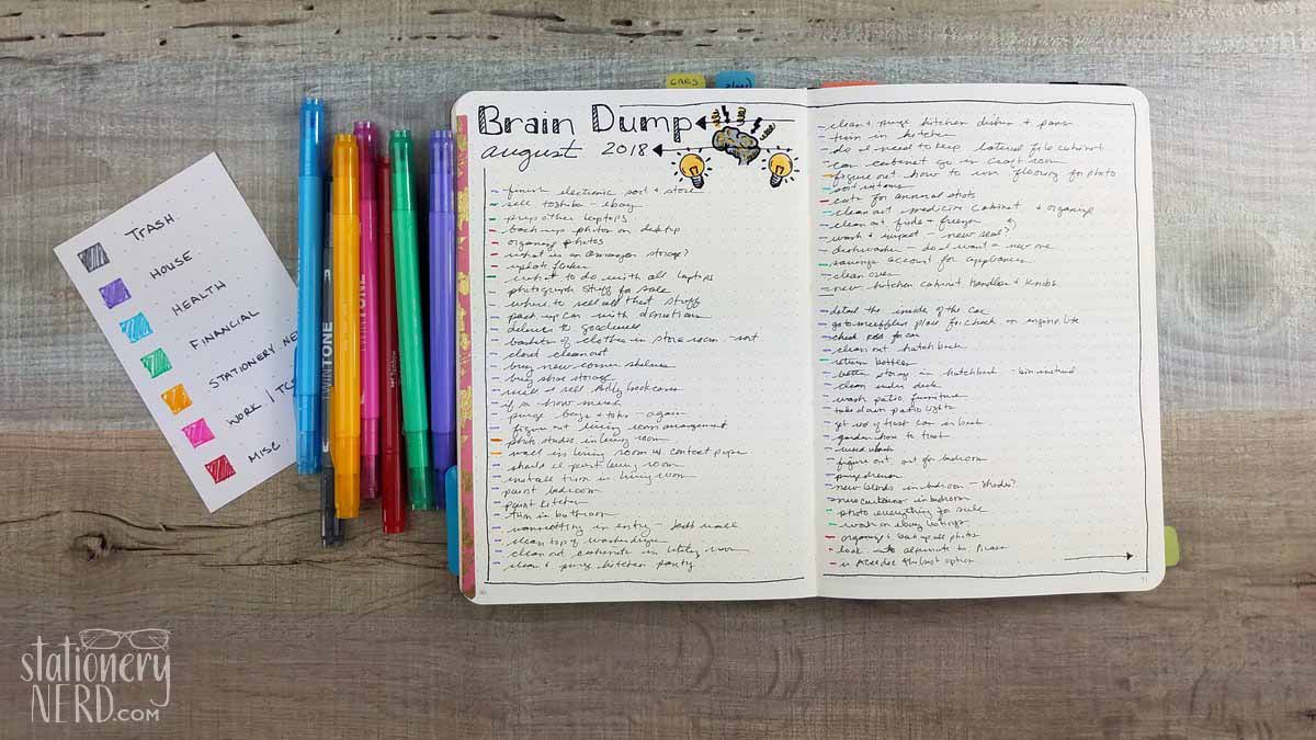 14. Journaling Brain Dump (10 Minutes)