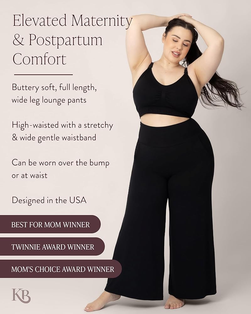 6. Over-the-Bump Wide-Leg Pants