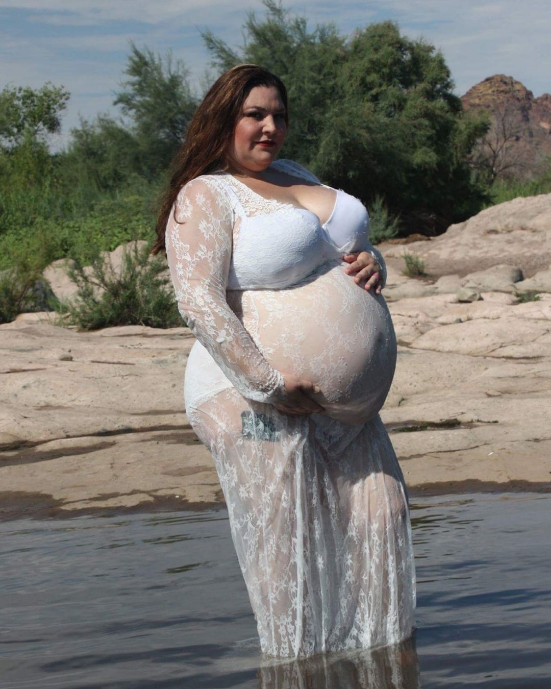 9. Boudoir-Style Maternity