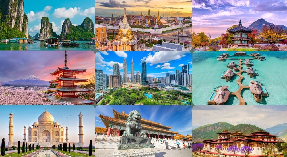 Destinations 16 Through 20 - Asia and the Pacific