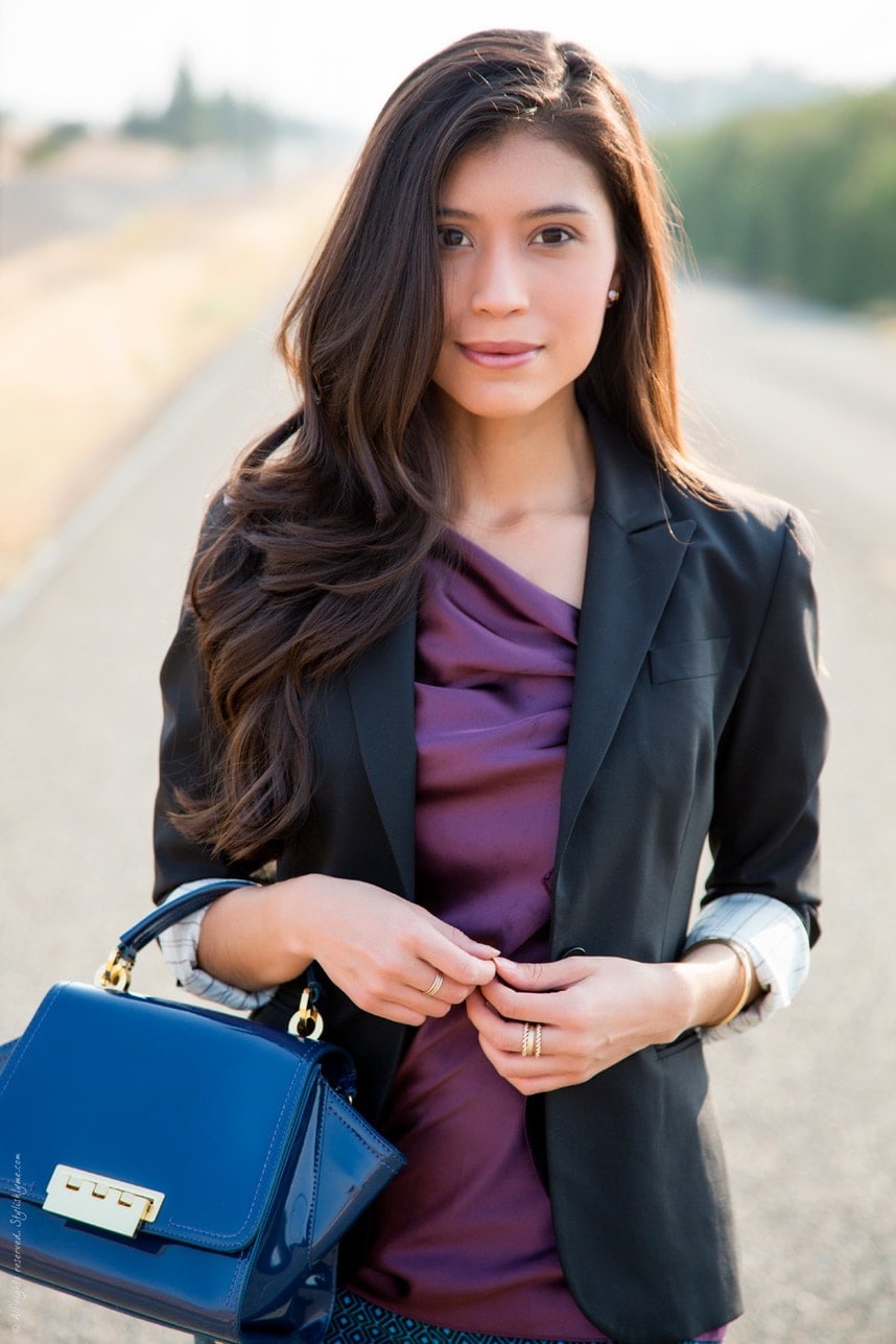 How to Wear Jewel Tones to Work