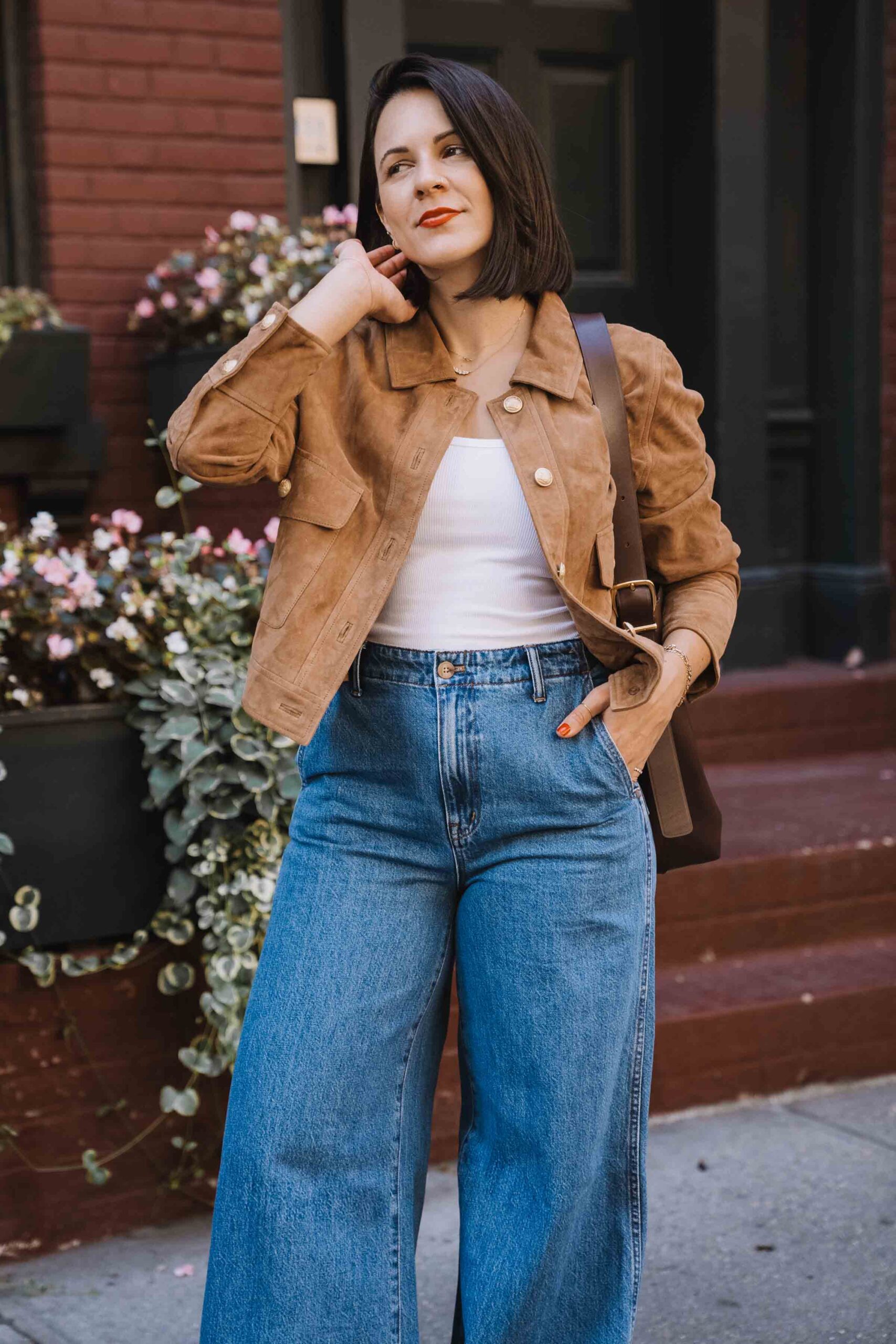 Outfit 14 - The Cropped Jacket and Dress Combo