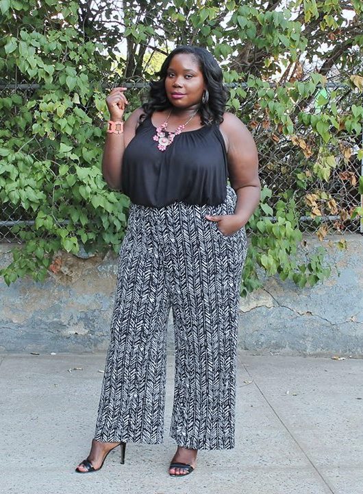 Outfit 14 - The Printed Wide-Leg Pants and Solid Top