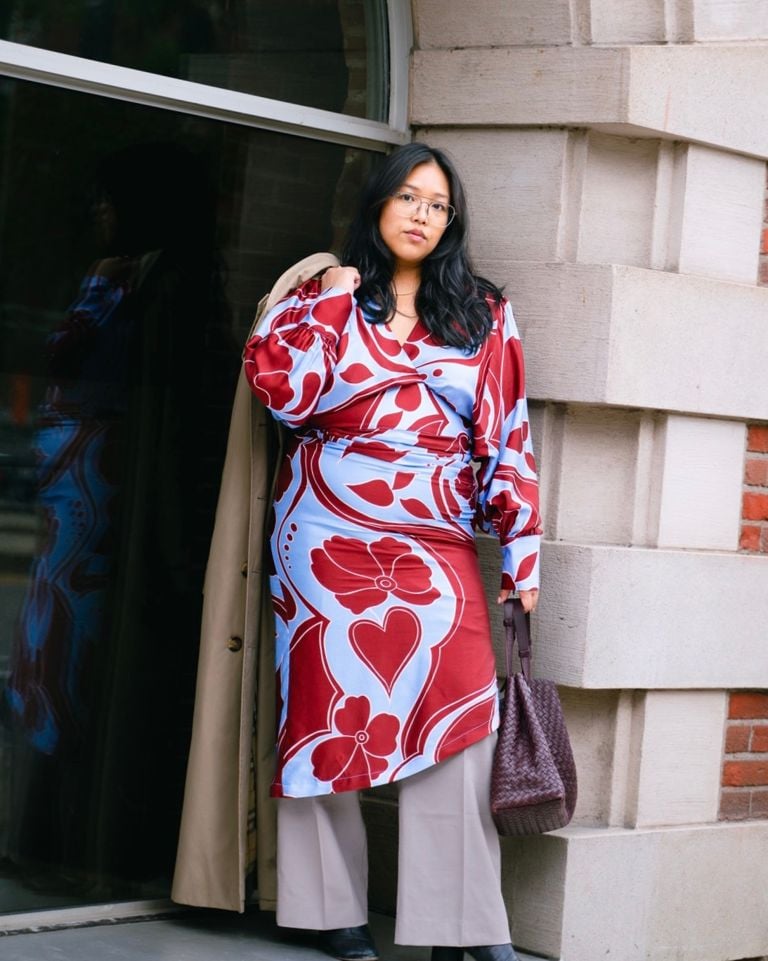 Outfit 2 - The Wrap Dress With Leggings