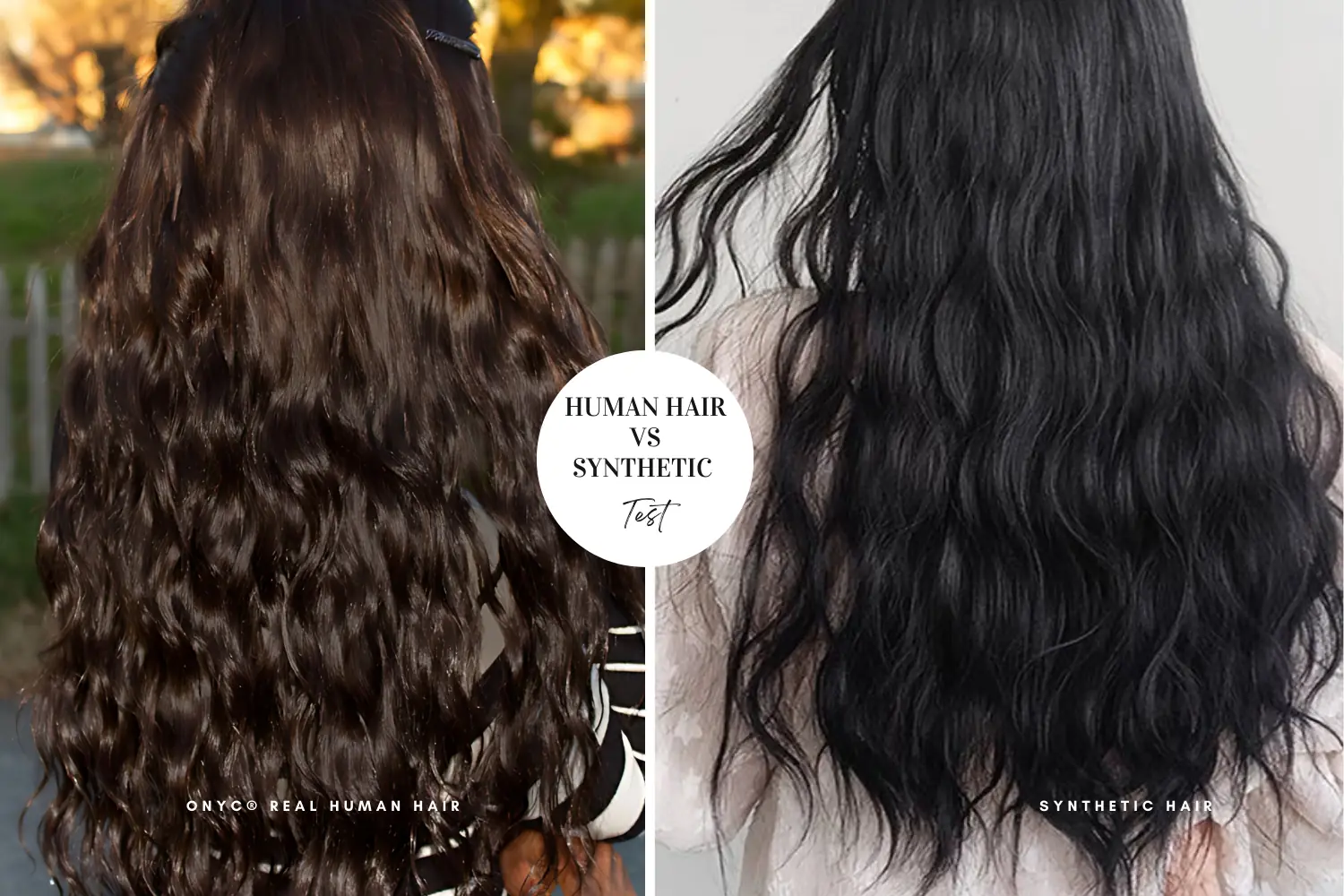 Synthetic vs Human Hair