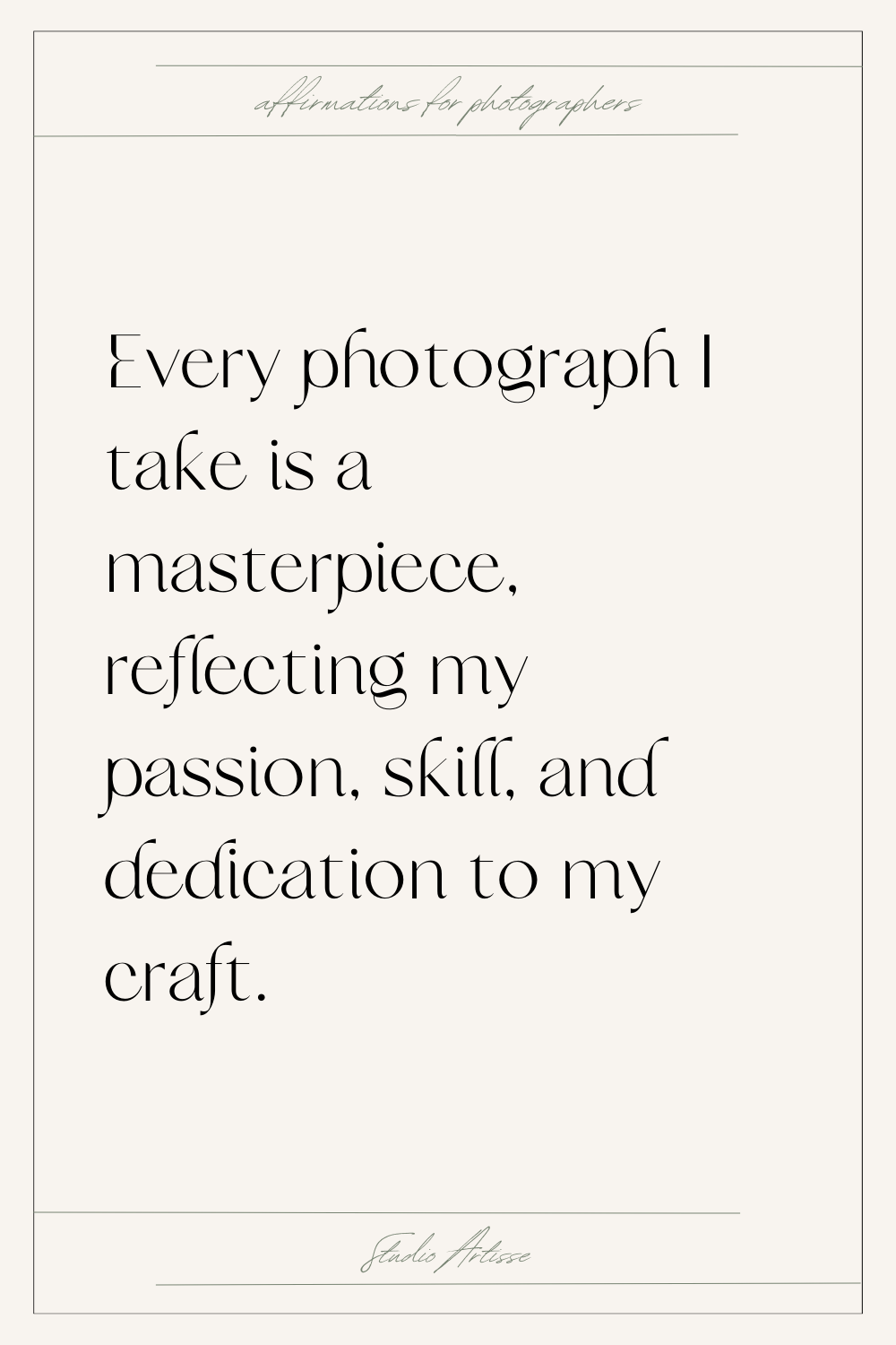 Update Your Affirmation