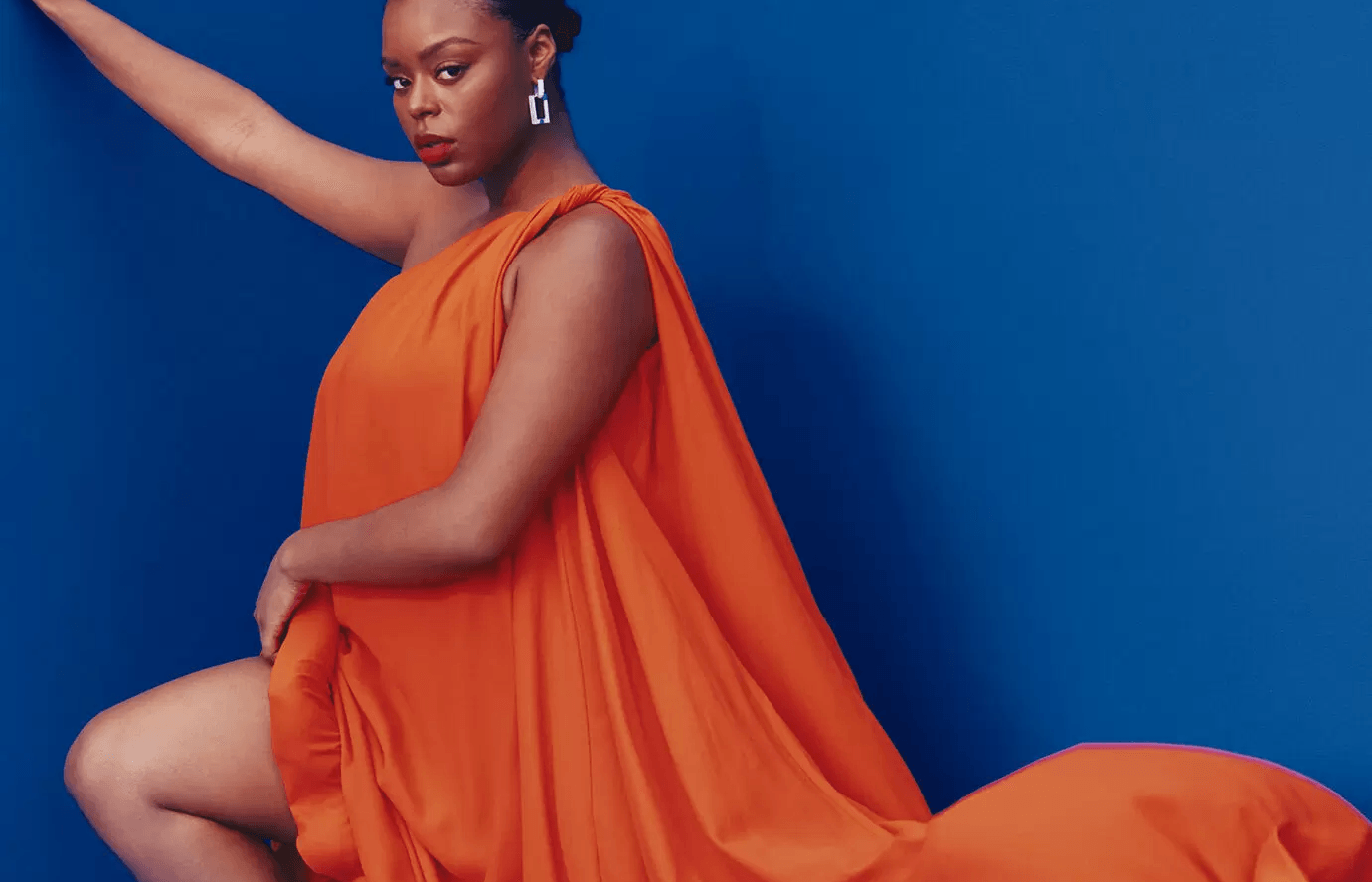 What are the most flattering spring fabrics for plus-size women?