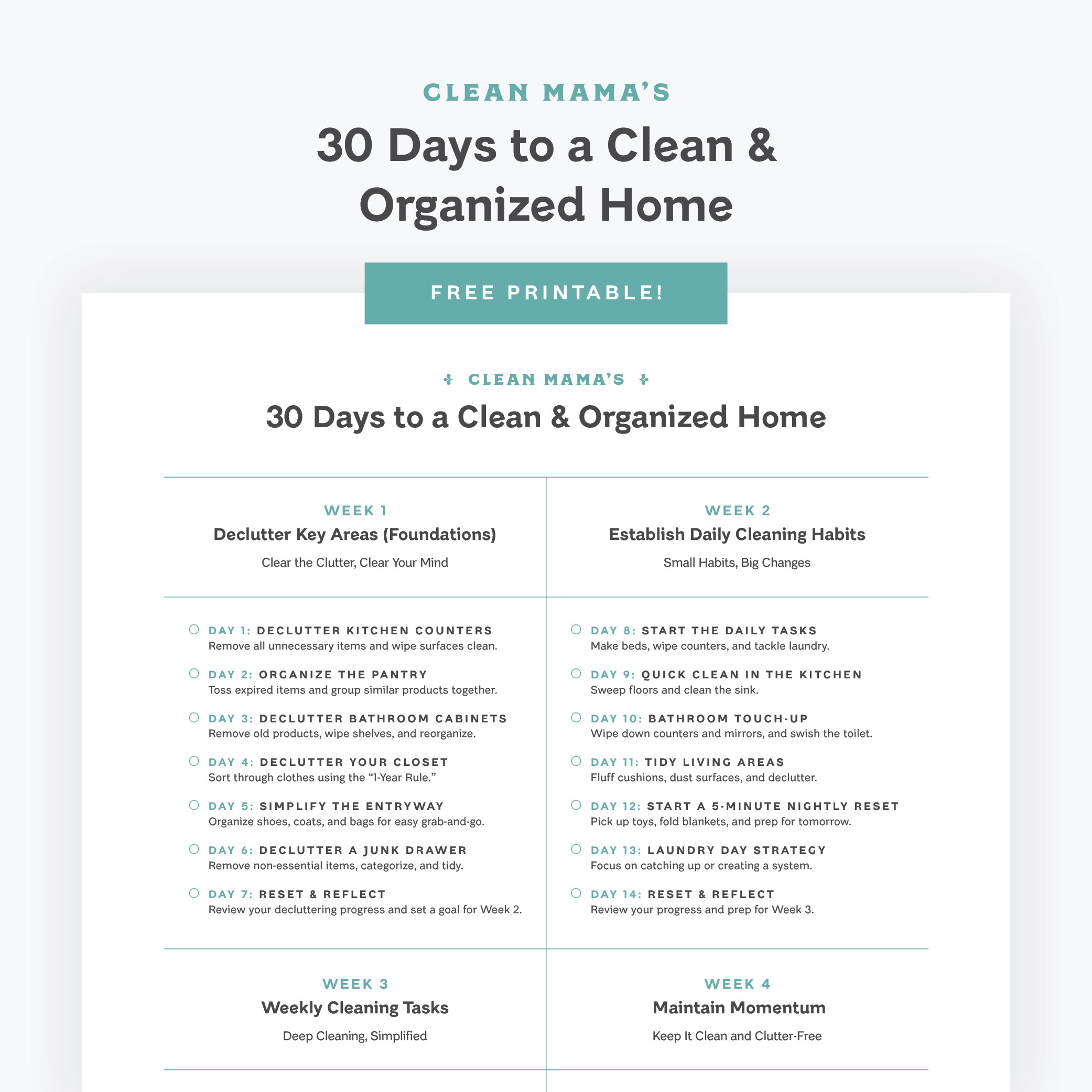 What Happens After 30 Days of Consistent Morning Tidying