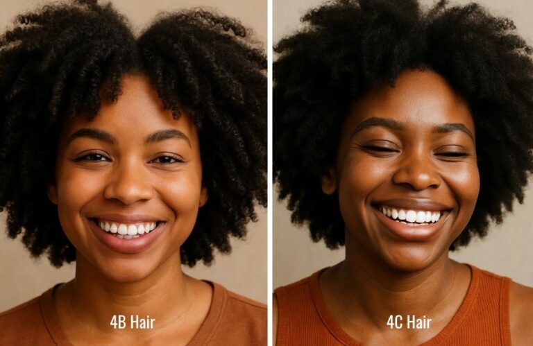 What is the difference between 4B and 4C hair?