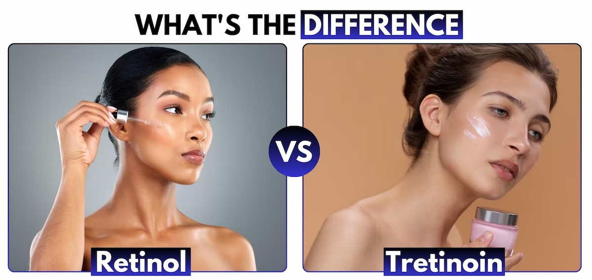 What is the difference between retinol and prescription tretinoin?