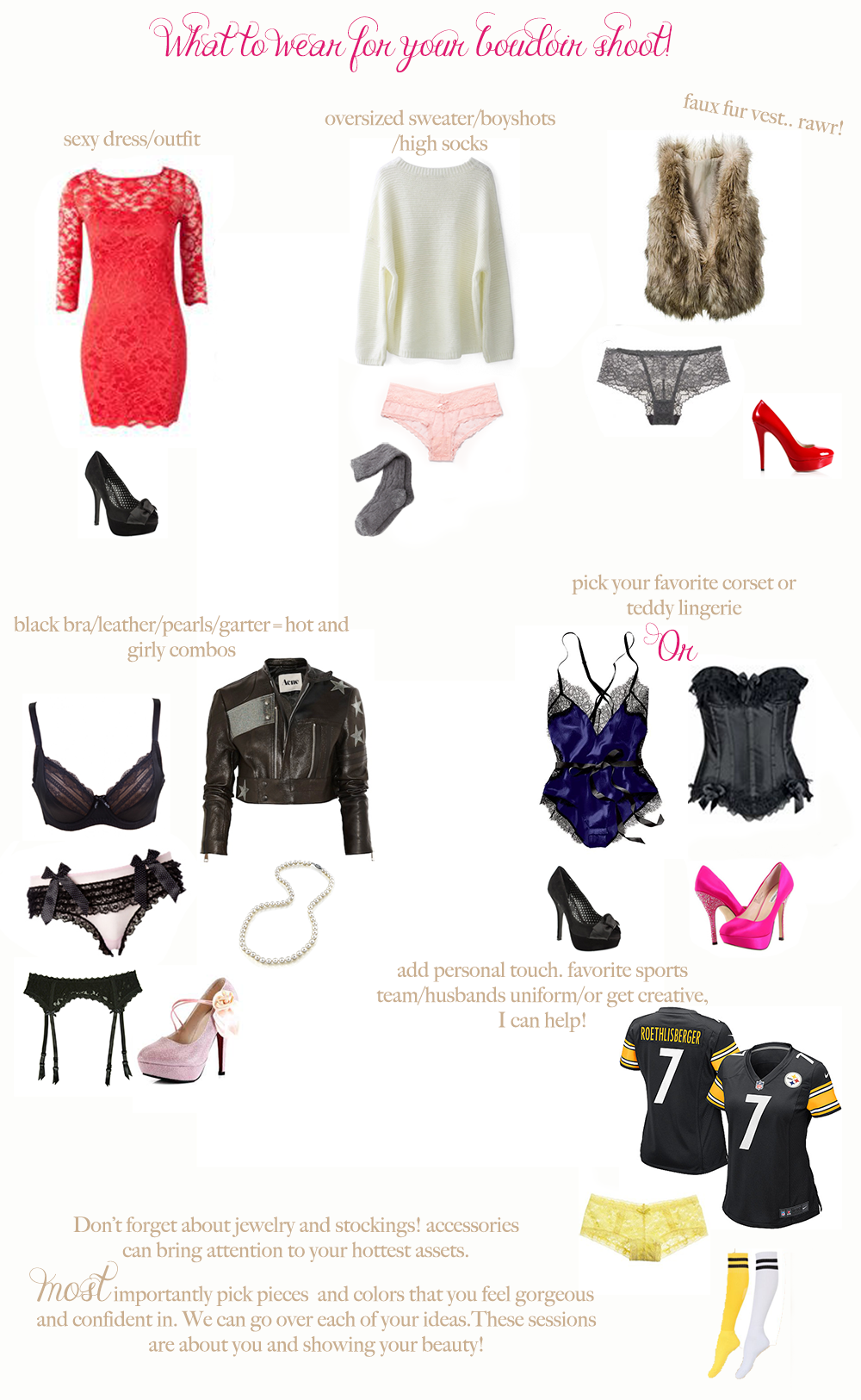 What to Wear and Bring to Your Boudoir Session