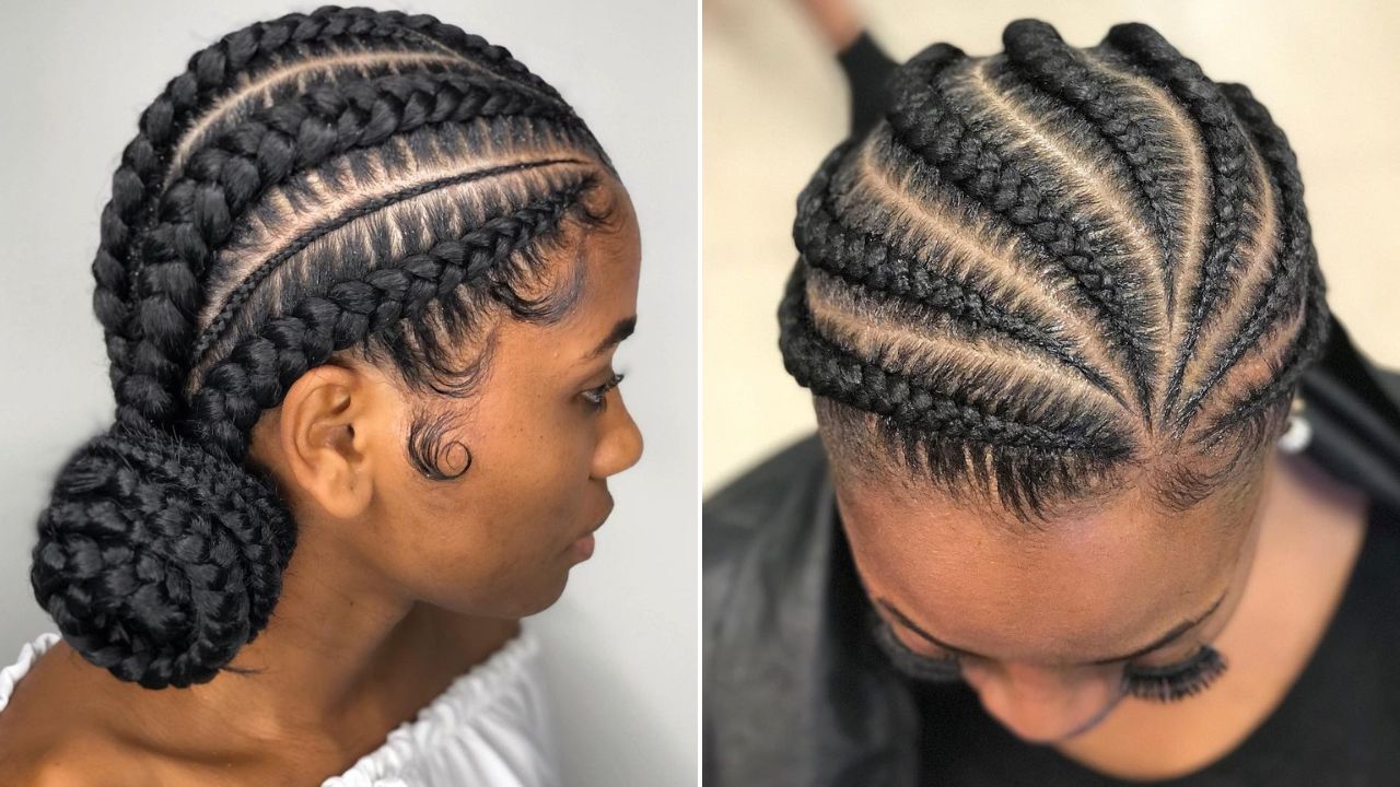Cornrows and Stitch Braids - Sleek, Sculpted, and Timeless