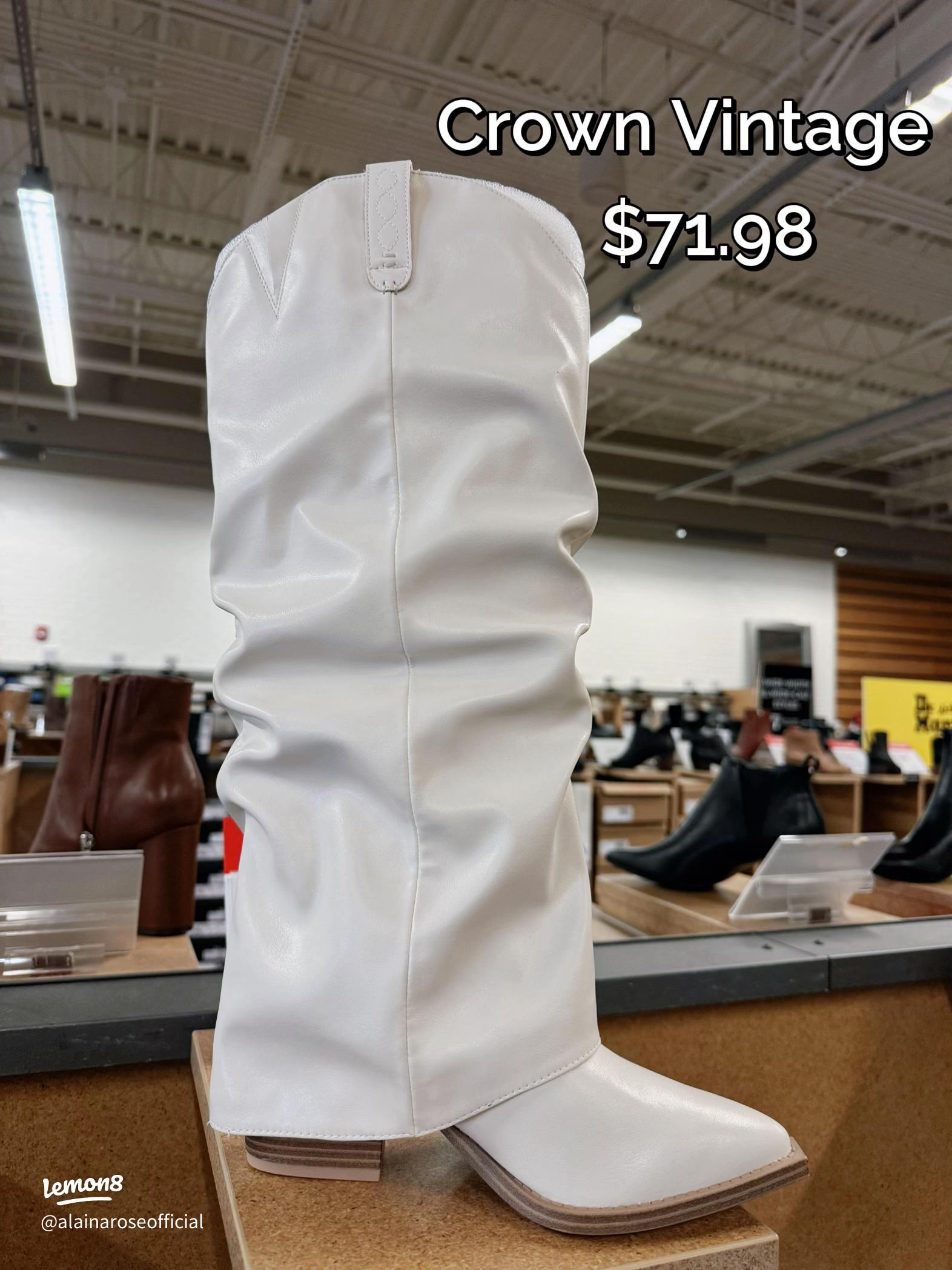 Crown Vintage Quincy wide calf knee-high boot