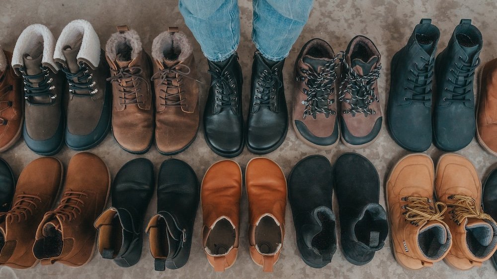 Four wide-calf boots from Duo Long Tall Sally Avenue and Naturalizer in a flat lay