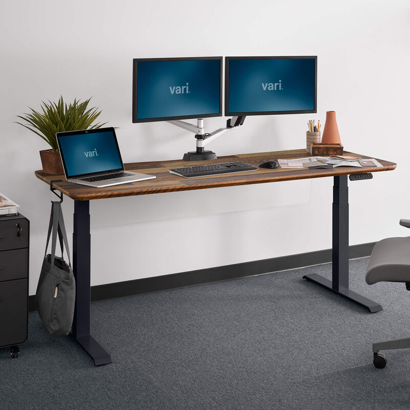 Standing desk and the height-adjustment math