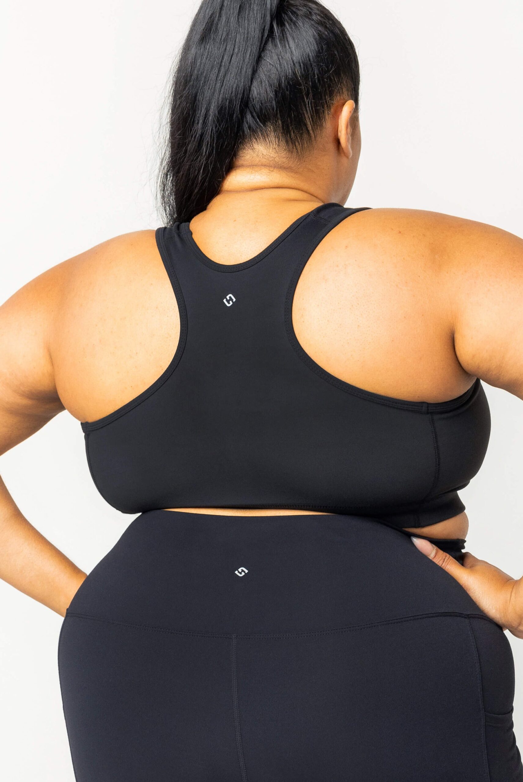 Knix Catalyst plus size sports bra wide underband neutral