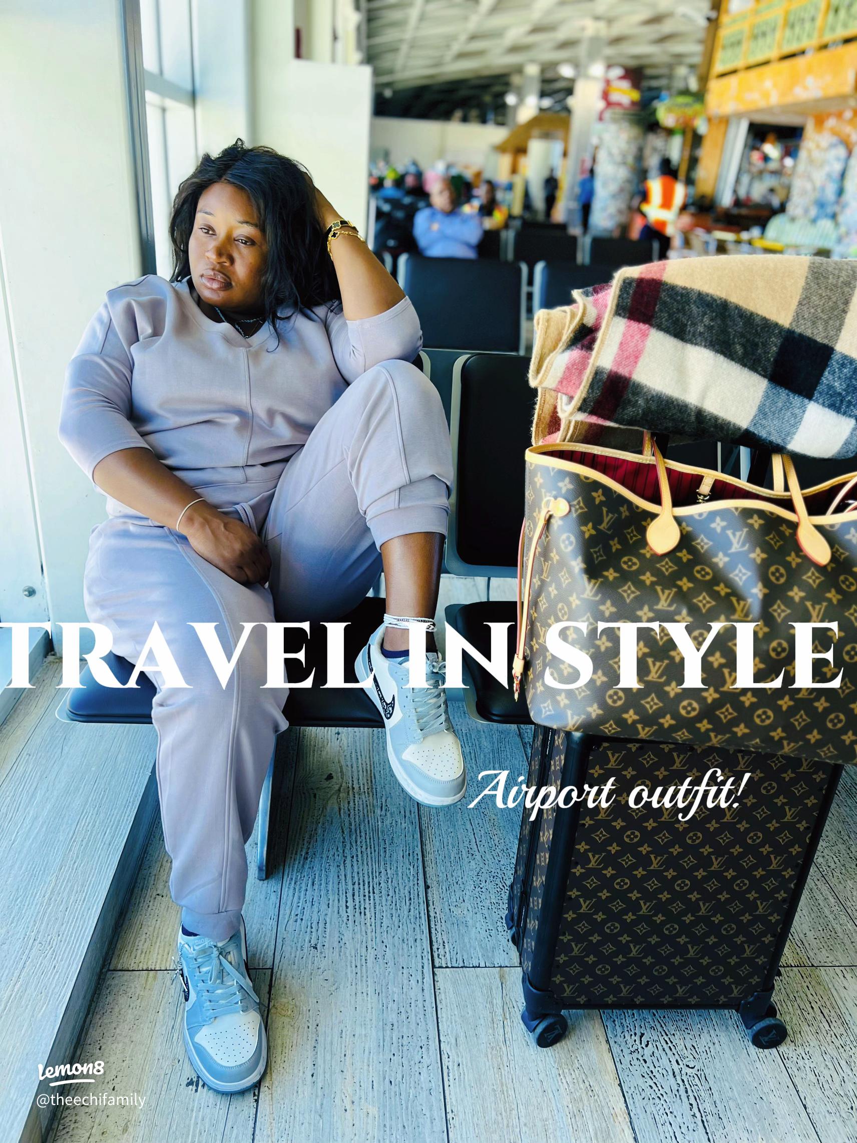 plus-size traveler airport wide-leg pant cashmere wrap personal item