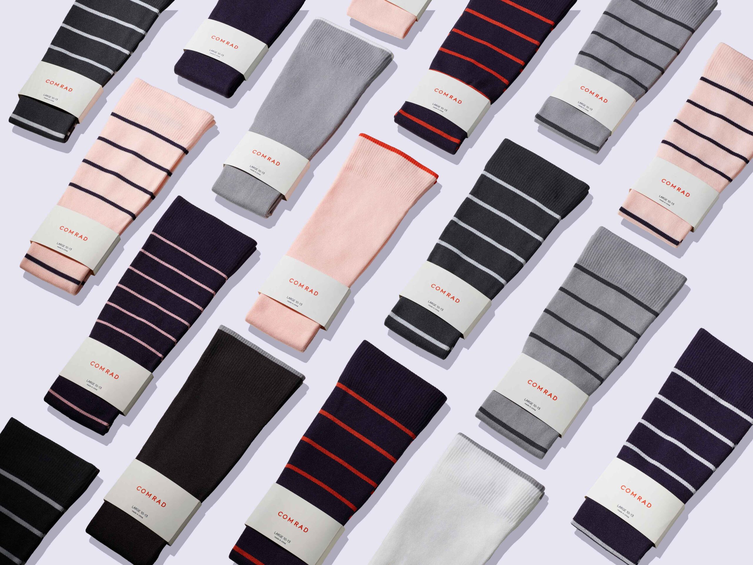 Comrad compression socks 20-30 mmHg plus-size legs airplane