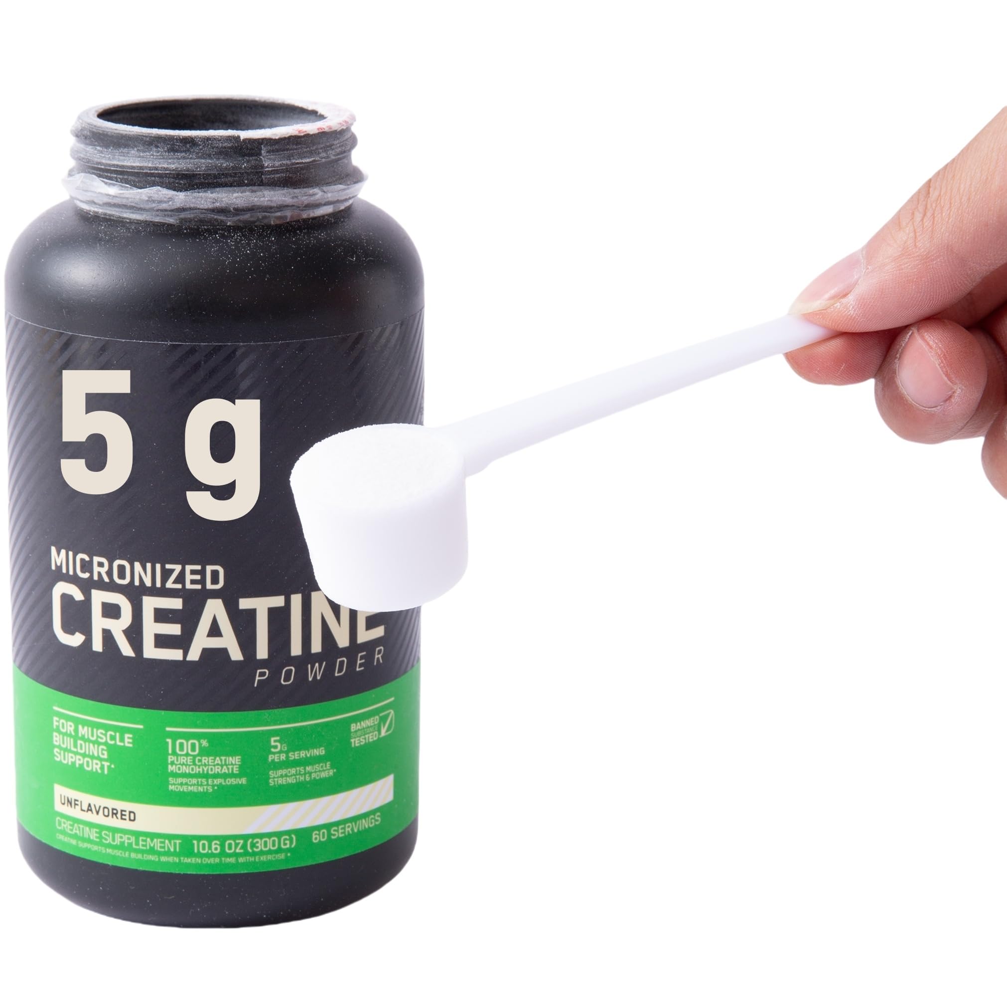 6. Creatine, five grams a day, for women too
