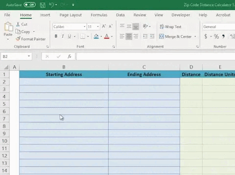spreadsheet remote work commute savings calculator laptop