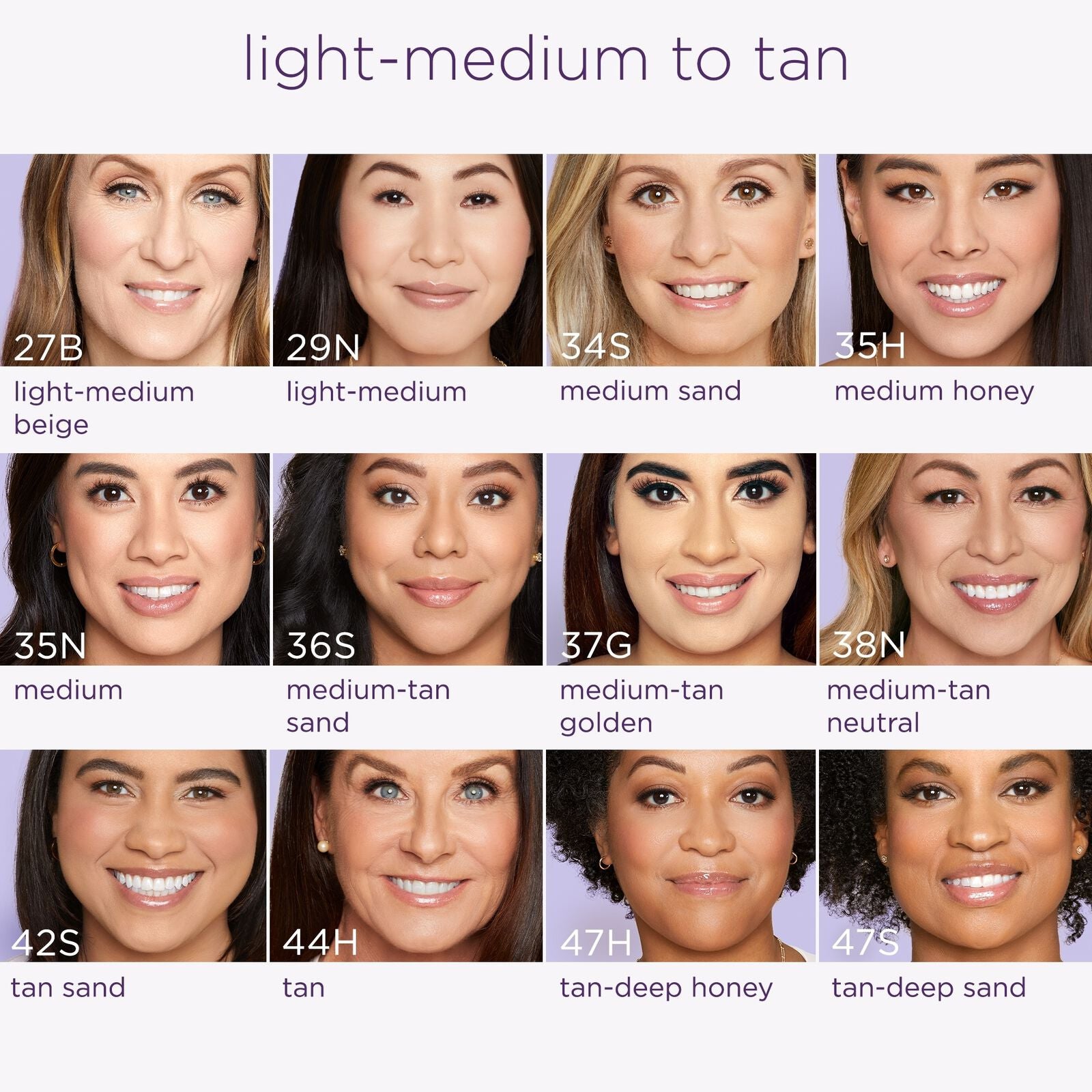 Tarte Shape Tape Glossier Drunk Elephant foundation shade range comparison