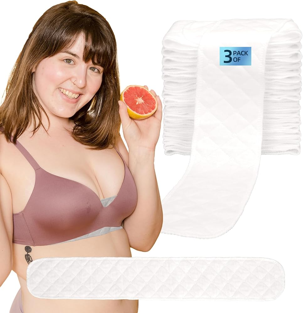 A soft cotton bra liner that absorbs under-breast sweat