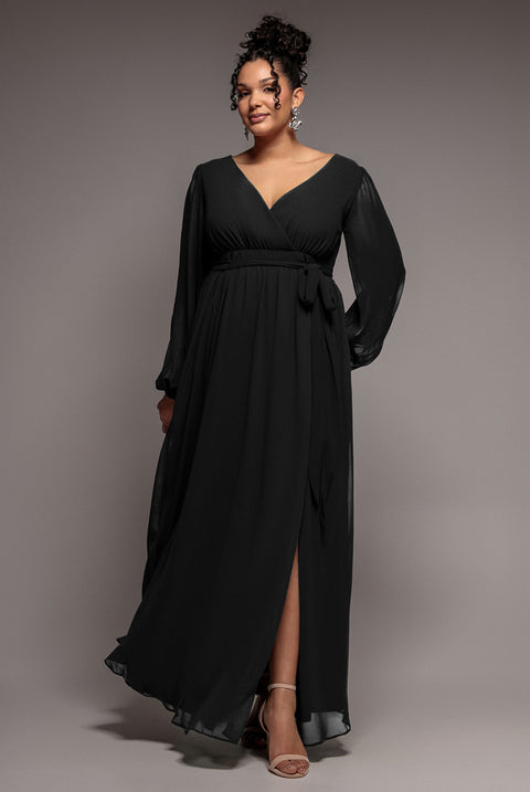Black Tie: Floor Length, Lined, and Cut Past a 30