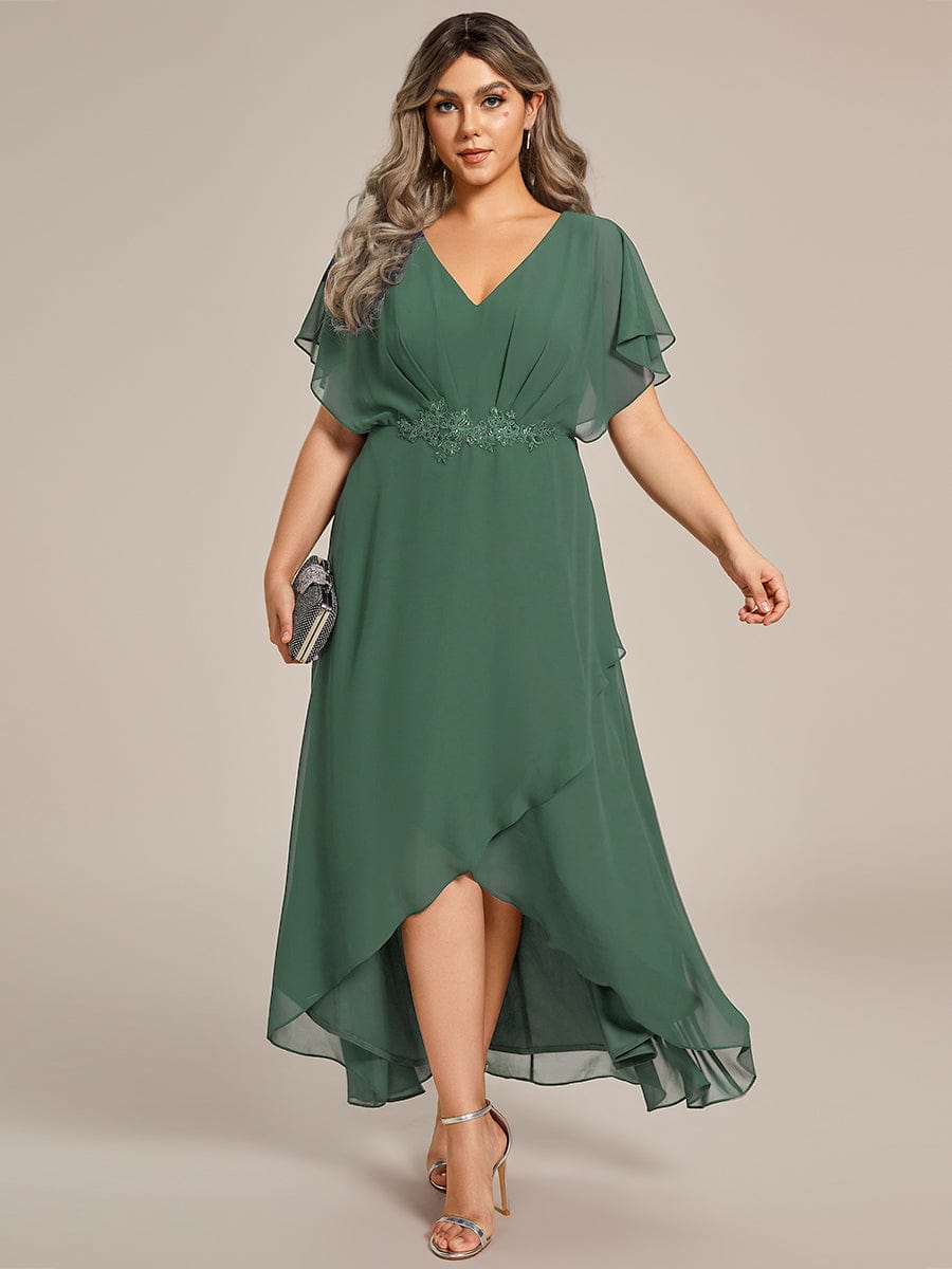 Ever-Pretty chiffon dress in plus size for a beach wedding