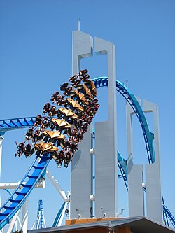 GateKeeper winged roller coaster at Cedar Point