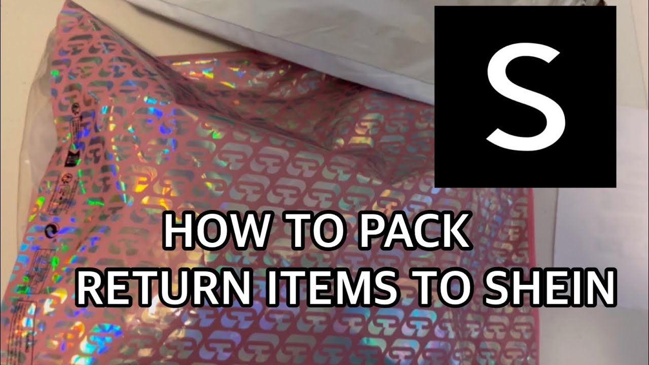 Shein package prepared for return