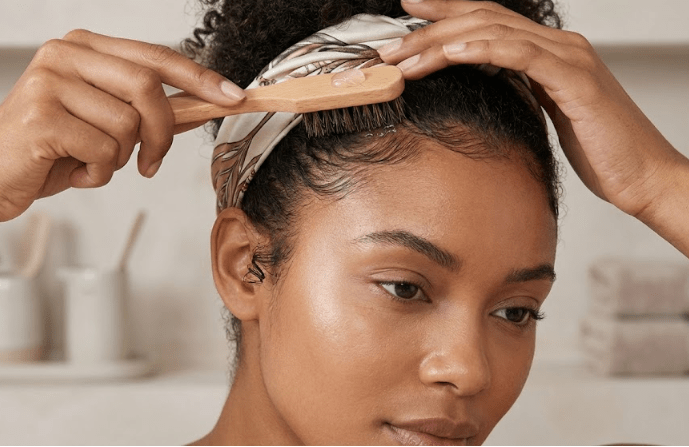 Step-by-step edge control application with edge brush technique