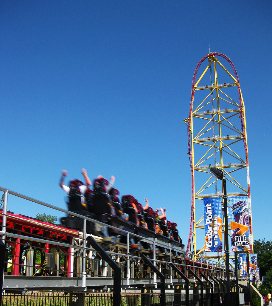 Top Thrill 2 launch coaster at Cedar Point