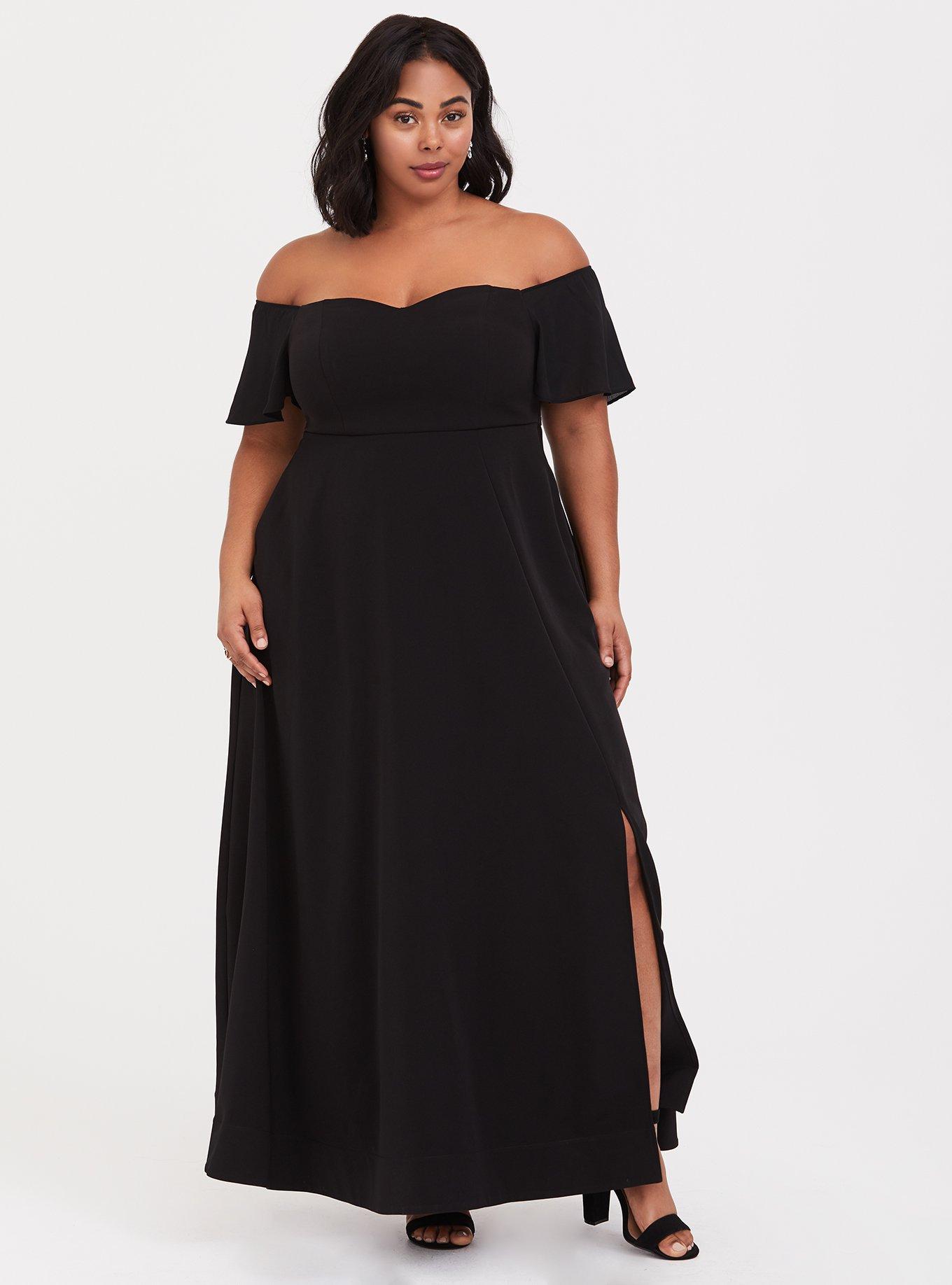 Torrid special occasion gown in extended plus sizes